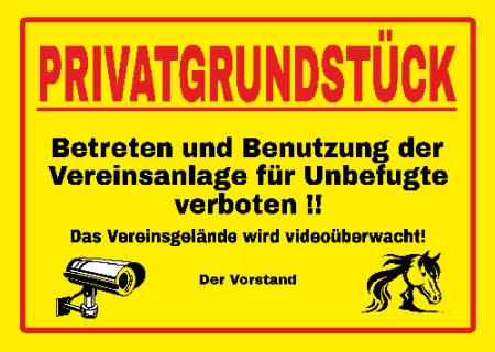 Warnschild Zutritt verbotenWarnung - Zutritt verboten Betreten und Benutzung für Unbefugte verboten Bild