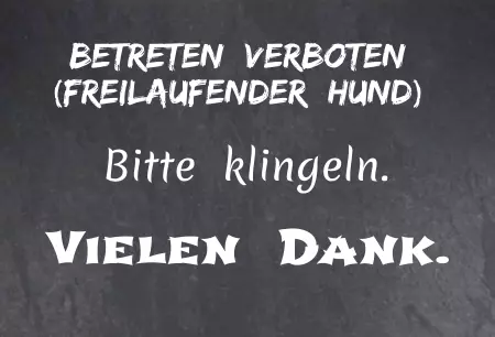 Warnschild Zutritt verbotenWarnung - Zutritt verboten Betreten verboten Bild